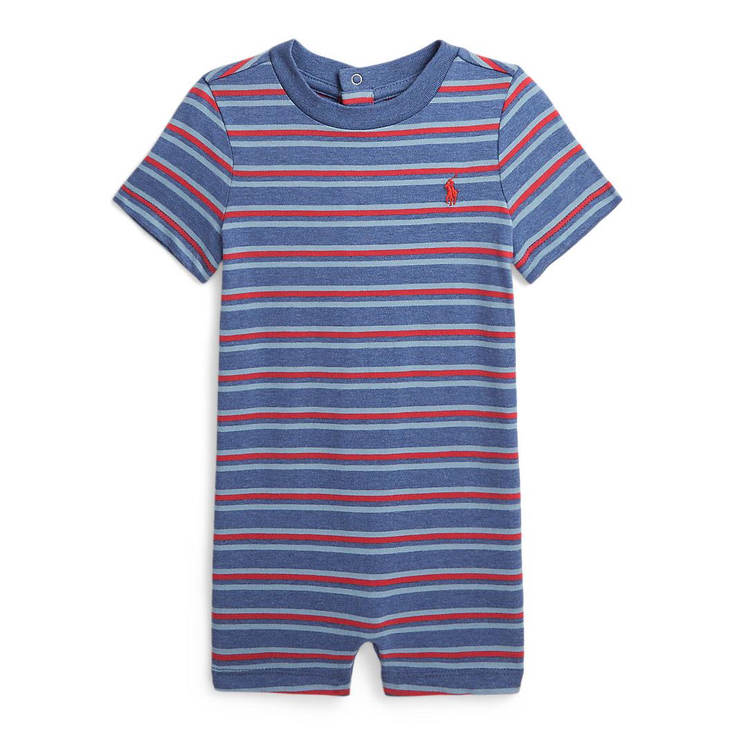 Polo Ralph Lauren Faded Royal Heather Shortall 3M-24M